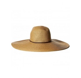Sun Hats Women's Floppy Sun Hat with Pinched Crown and Twisted Band - Natural - CA126AORFIF $46.59