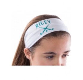 Headbands Design Your Own Personalized Field Hockey Cotton Stretch Sport Headband - C312DG5B975 $9.92