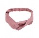Headbands Elastic Headband Hairband Hairwrap - Pink - CP18Q9EZKES $15.29