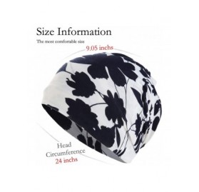 Skullies & Beanies Womens Slouchy Beanie Cotton Chemo Caps Cancer Headwear Hats Turban - 4 Pair-campaign 3 - CH18XODC8XS $21.14