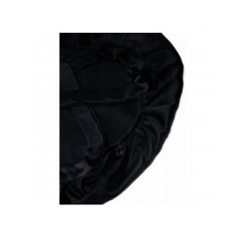 Skullies & Beanies Natural Sleep Bonnet Beauty - Black - CR18T8D5YTU $19.61