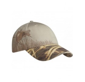 Baseball Caps Embroidered Camouflage Cap - Realtree/Khaki/Duck - C6180AO06RE $15.95