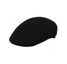 Newsboy Caps Wool Felt Ascot Men's Newsboy Ivy Cabbie Hat Cap Golf Driving - Black - CU11NHXEAE5 $12.93