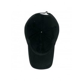 Skullies & Beanies Unisex LIT Emboirdery Adjustable Baseball Cap Dad Hat - Black-3 - CT18Z2WNQ5K $16.65