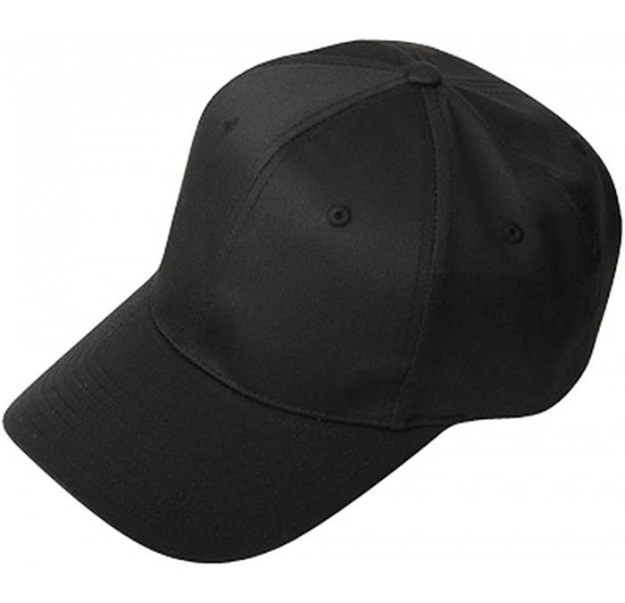 Baseball Caps Profile Twill Caps - Black - C1111C6IGYP $32.17