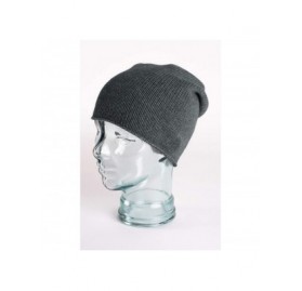 Skullies & Beanies Mens 100% Cashmere Beanie Hat - Dark Gray - Hand Made in Scotland RRP $120 - CF11U4GS8BZ $103.68