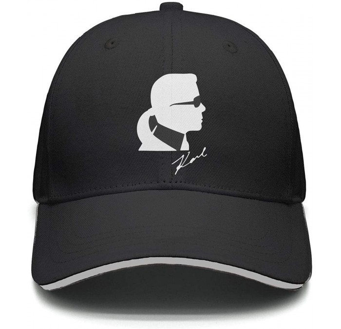 Baseball Caps Karl-Lagerfeld-Yellow- Baseball Cap for Men Women-Classic Cotton Dad Hat Plain Cap Low Profile - CF18OYY9OEK $3...