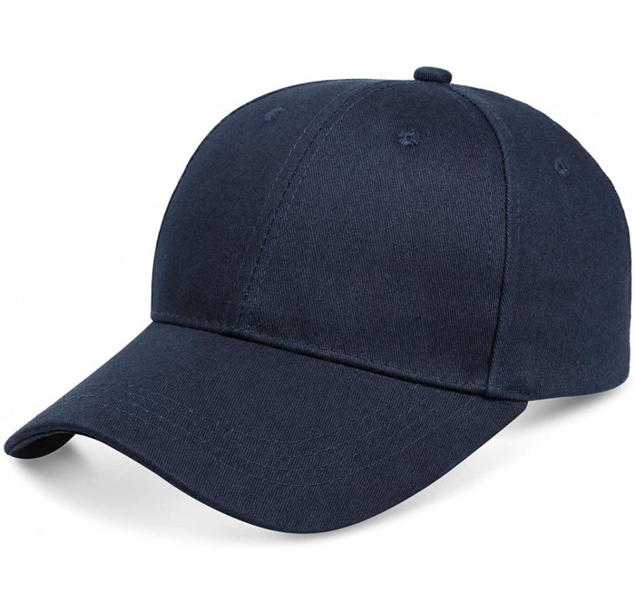 Baseball Caps Classic Polo Baseball Cap Ball Hat Adjustable Fit for Men and Women - Tibetan Blue - CJ18W0O86O2 $19.14