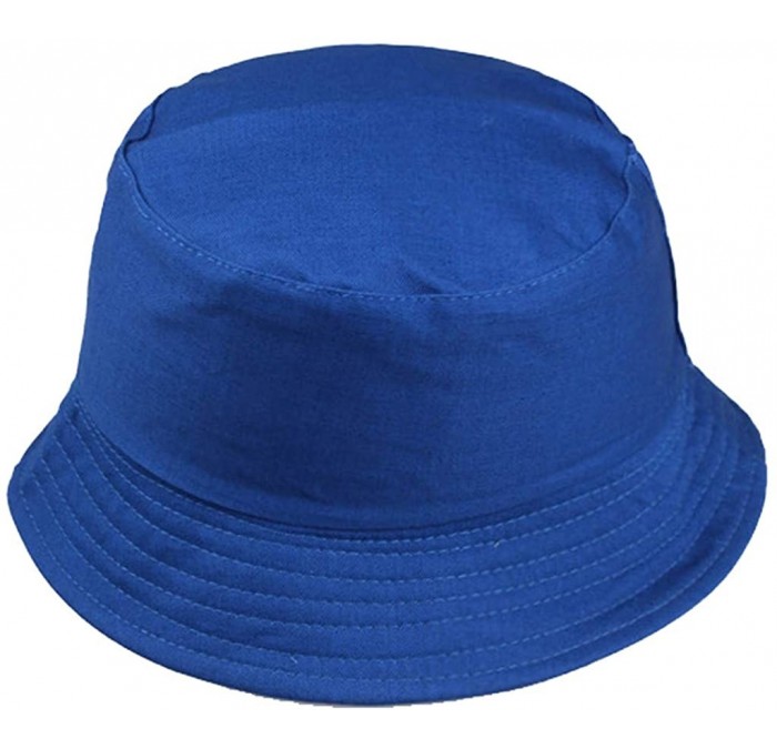 Sun Hats Unisex Cotton Classic Foldable UPF 50+ Sun Hat Outdoor Pure Color Floppy Bucket Hat UV Sun Protection Beach Cap - C7...