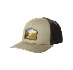 Baseball Caps Men's The Hauler Low Mesh Back Trucker Hat Adjustable Snapback Cap - Khaki - CI18CA40KND $56.63