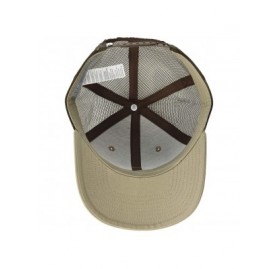 Baseball Caps Men's The Hauler Low Mesh Back Trucker Hat Adjustable Snapback Cap - Khaki - CI18CA40KND $56.63