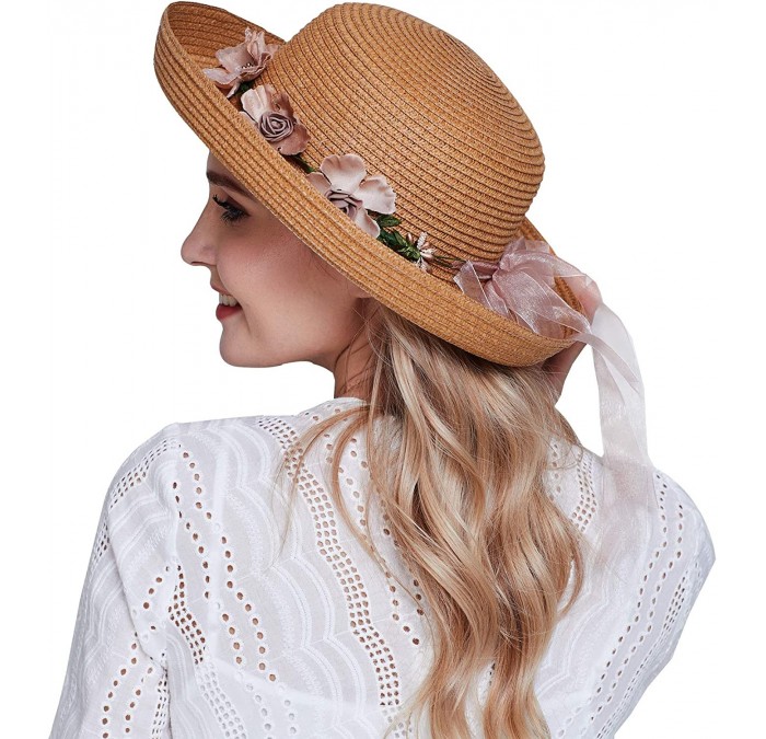 Sun Hats Women Summer Sun hat-Flap Cover Cap UPF 50+ Shade Hat Fishing Hat-8306 - A01-roundcoffee - CM18S5NU704 $27.81