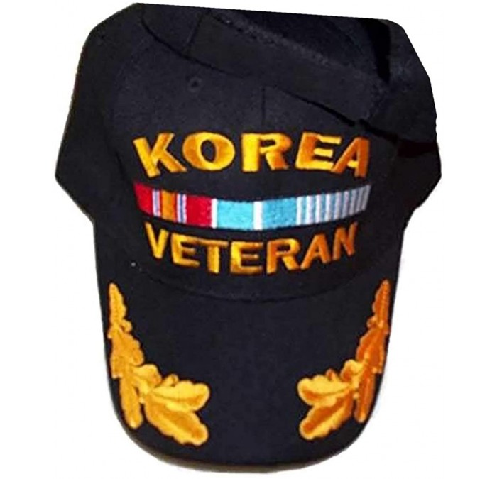 Baseball Caps Korea War Veteran Baseball Style Embroidered Hat Black Ball Cap Korean Vet - CN11GLBTQGD $19.77