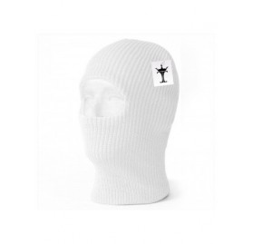 Balaclavas 1 One Hole Ski Mask (Solids & Neon Available) - White - C411Y93BHOJ $9.03