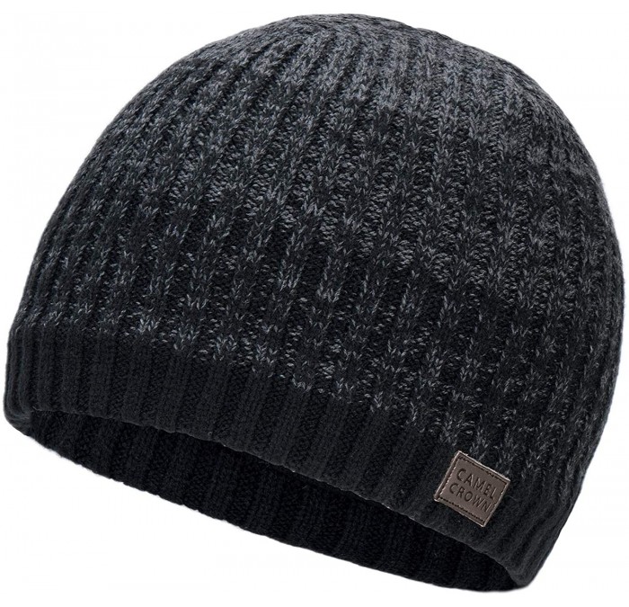 Skullies & Beanies Beanie Hat for Men Women - Stretch & Soft Cable Knit Skull Cap Winter Warm Hats - Grey - C418W38HS0G $26.44