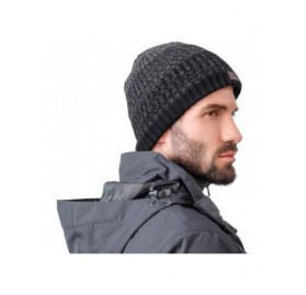 Skullies & Beanies Beanie Hat for Men Women - Stretch & Soft Cable Knit Skull Cap Winter Warm Hats - Grey - C418W38HS0G $12.76