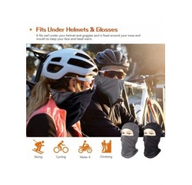 Balaclavas Balaclava Face Mask Breathable Helmet Full Neck Gaiter Scarf Windproof Dustproof for Outdoor&Sports - Black+ Grey ...