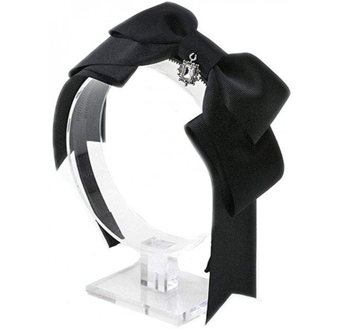 Headbands Women's Headband Accessories Bowknot Vintage Party for Lolita Girls - Black - CL18QS7MOCS $20.38