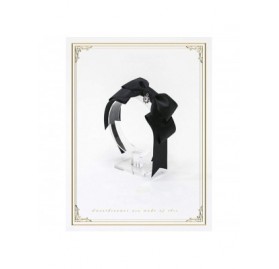 Headbands Women's Headband Accessories Bowknot Vintage Party for Lolita Girls - Black - CL18QS7MOCS $20.38
