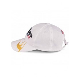 Baseball Caps Donald Trump 2020 Hat Keep America Great Embroidered MAGA USA Adjustable Baseball Cap - H-4-white - CV18SAIUAT7...