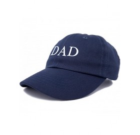 Baseball Caps Embroidered Mom and Dad Hat Washed Cotton Baseball Cap - Dad - Navy Blue - CP18OA5WLZ7 $10.88