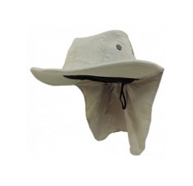 Sun Hats Stone Beige Outdoor Sun Flap Hat - C811K0R6QUX $12.17