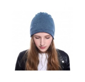 Skullies & Beanies New Messy Bun Ponytail Winter Beanie Hat for Women Slouchy Beanie with Hair Hole for Indoor and Running Sp...