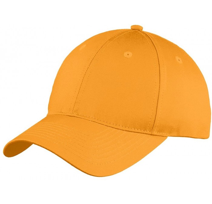 Baseball Caps Unstructured Twill Cap (C914) - Athletic Gold - C411UTOAVLB $17.71