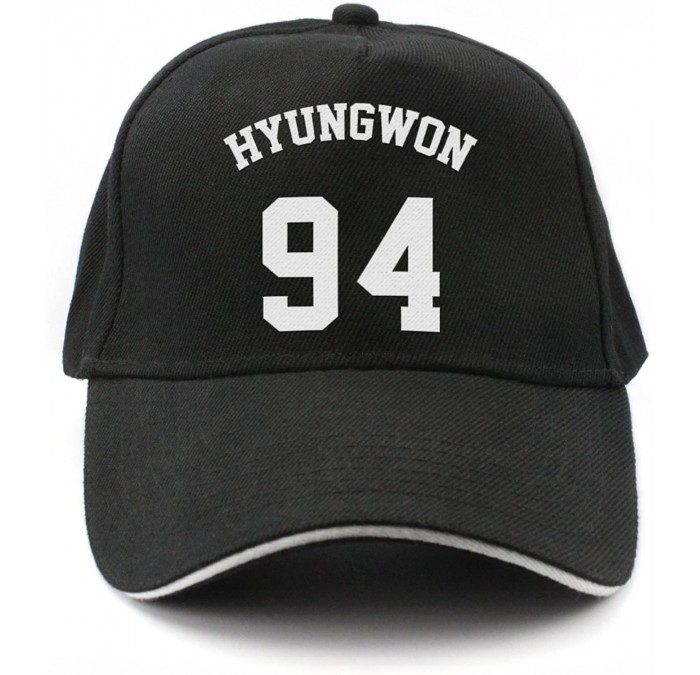 Baseball Caps Kpop Monsta X Member Name and Birth Year Number Baseball Cap Fanshion Snapback with lomo Card - Hyungwon - CB18...