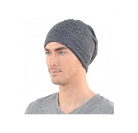 Skullies & Beanies FORBUSITE Knit Slouchy Beanie Hat Skull Cap for Mens Winter Summer - Xzz-charcoal - CX11NG5PTJ5 $17.49