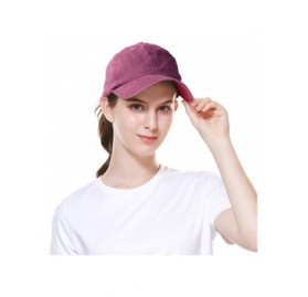 Baseball Caps High Ponytail Baseball Hat Cap for Women- Messy Bun Trucker Hat Ponycap Dad Hat Golf Sun Hat - C018R59LLU4 $17.85