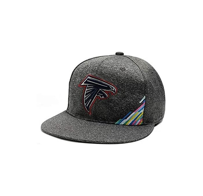 Baseball Caps 100 Commemorative Team Adjustable Baseball Hat Mens Sports Fit Cap Classic Dark Grey Design - Atlanta Falcons -...