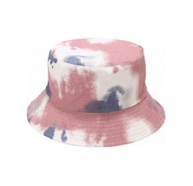Bucket Hats Reversible Cotton Bucket Hat Multicolored Fisherman Cap Packable Sun Hat - Style 15 - CK197ZQTAC7 $12.68