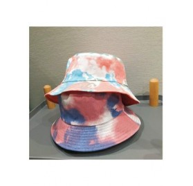 Bucket Hats Reversible Cotton Bucket Hat Multicolored Fisherman Cap Packable Sun Hat - Style 15 - CK197ZQTAC7 $12.68