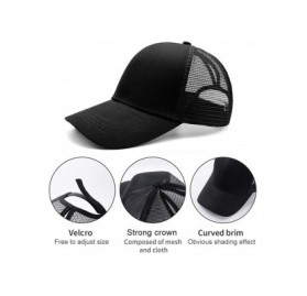 Baseball Caps Ponytail Baseball Cap for Women- Baseball Cap High Ponytail Hat for Women- Adjustable - CN18ROLN4CQ $13.19