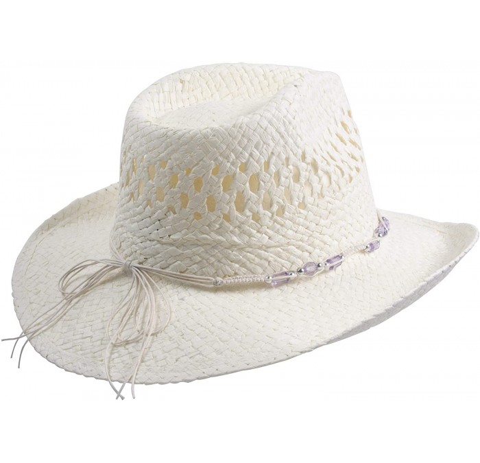Cowboy Hats Outback Toyo Cowboy Hat - Natural - CK18EXLQ7XQ $31.81