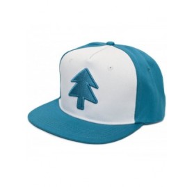Baseball Caps Dipper Aqua Blue Pine Hat Embroidered Adult Flat Baseball Cap - CL18DTKISS2 $18.48