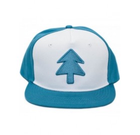 Baseball Caps Dipper Aqua Blue Pine Hat Embroidered Adult Flat Baseball Cap - CL18DTKISS2 $18.48