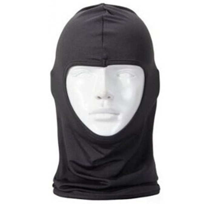Balaclavas Cycling Lycra Balaclava Full Face Mask for Sun Uv Protection - Dark Grey - CM11O3GX5W9 $28.05