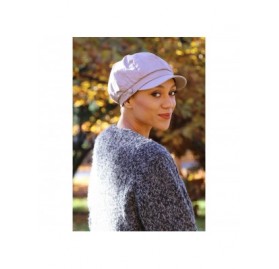 Newsboy Caps Newsboy Cap for Women Cabbie Summer Hats Ladies Small Heads Chemo Headwear Head Coverings Darby - Tan - C518Q263...