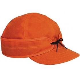 Baseball Caps Womens Waxed Cotton - Blaze Orange - CQ110OU75R9 $46.90