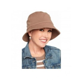 Bucket Hats Sun Protection UPF 50+ Bucket Hat - 100% Cotton with Aloe Vera Lining - Upf Blue Denim - Large - C918QGE6Y9Q $27.59