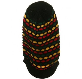 Skullies & Beanies New Rasta Honey Long Hat-Black RGY - C5111QRGYVH $12.44