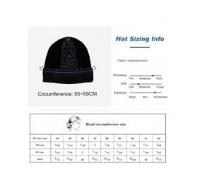 Skullies & Beanies Unisex Knit Beanie Visor Cap Winter Hat Fleece Neck Scarf Set Ski Face Mask 55-61cm - 16201-brown Set - CK...
