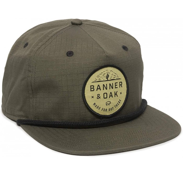 Baseball Caps Mojave Scout Patch Snapback Hat - Adjustable Baseball Cap w/Plastic Snapback Closure - Olive - CB18ORQH8WT $56.23