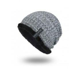 Skullies & Beanies Fashion Unisex Knit Cap Hedging Head Hat Beanie Cap Warm Outdoor Hat - X-gray - CL18NZTILKY $8.44