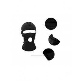 Headbands Balaclava Face Mask- Women Men Thin Lycra Full Face Mask For Motorcycle Bike Hunting Cycling Cap Ski (Black1) - C61...