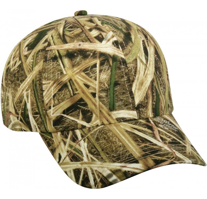 Baseball Caps Hunting Basics Tuck Strap Cap - Mossy Oak Shadow Grass Blades - CV11W5DA6ZP $27.68