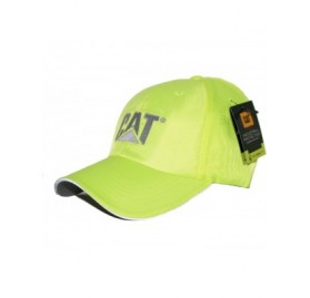 Baseball Caps CAT Hi-Vis Safety Yellow Workwear Trademark Cap - CC11M3WE94N $25.36