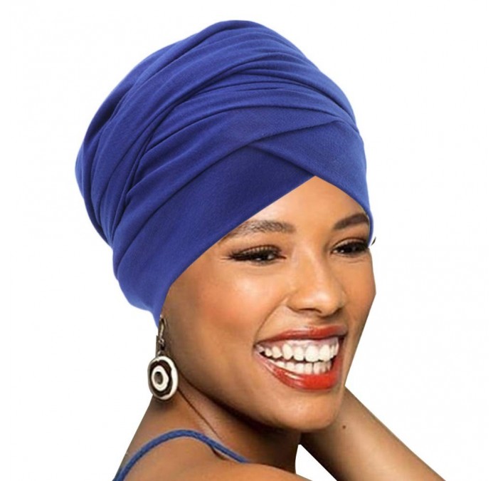 Headbands Easy Wearing African Head Wrap-Long Scarf Turban Shawl Hair Bohemian Headwrap - 01-Colour29 - CG18YE832WU $28.49